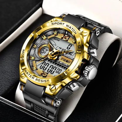 Digital  Men Steel Military Wristwatch LED Quartz ClockSport Watch Male Big Watches Men Relogios Masculino