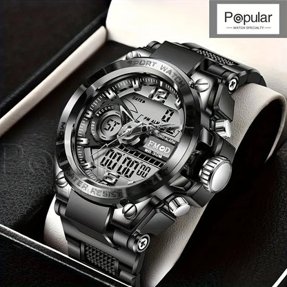 Digital  Men Steel Military Wristwatch LED Quartz ClockSport Watch Male Big Watches Men Relogios Masculino